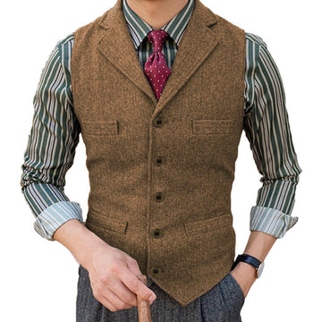 MEN'S CLASSIC SUIT VEST